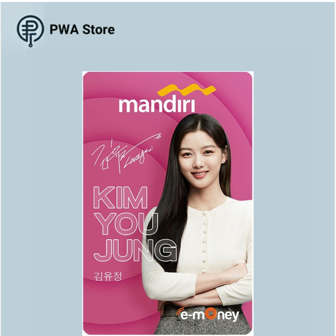 Kartu E-Money Mandiri edisi Kim You Jung (Casual)