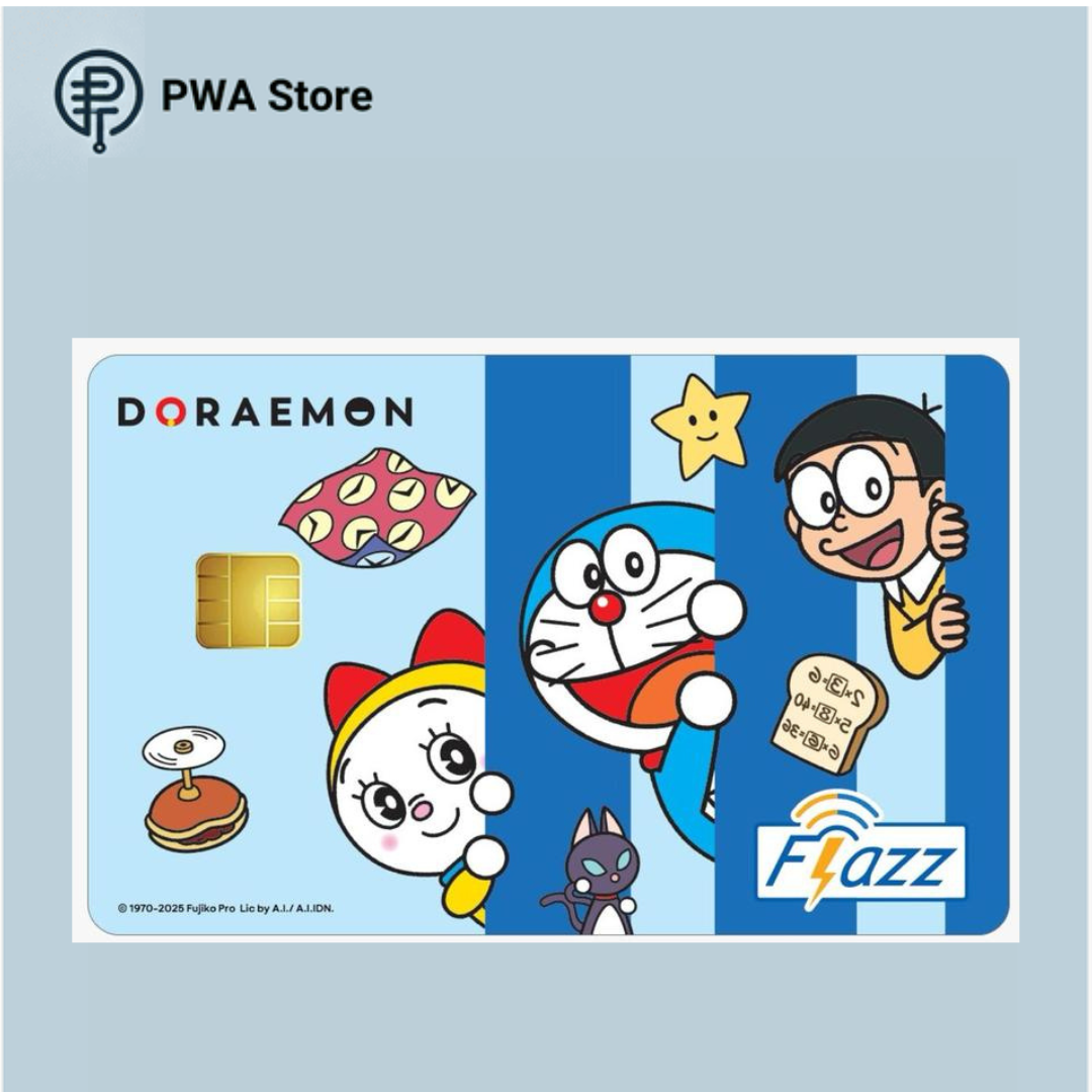 Kartu Flazz BCA edisi Doraemon Hide & Seek 1 GEN 2