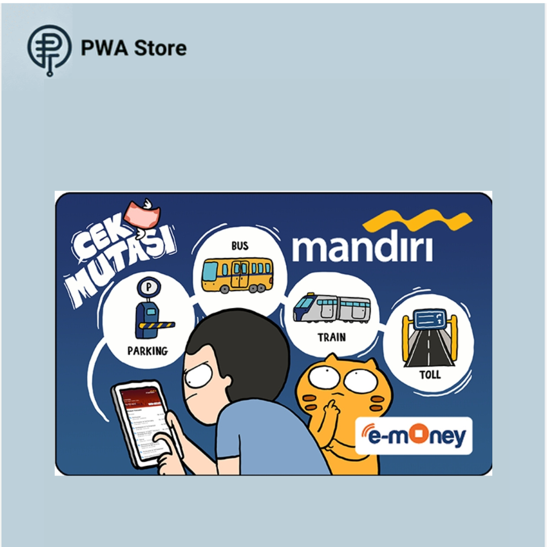 Kartu E-Money Mandiri edisi Tahilalats Cek Mutasi (Support NFC)