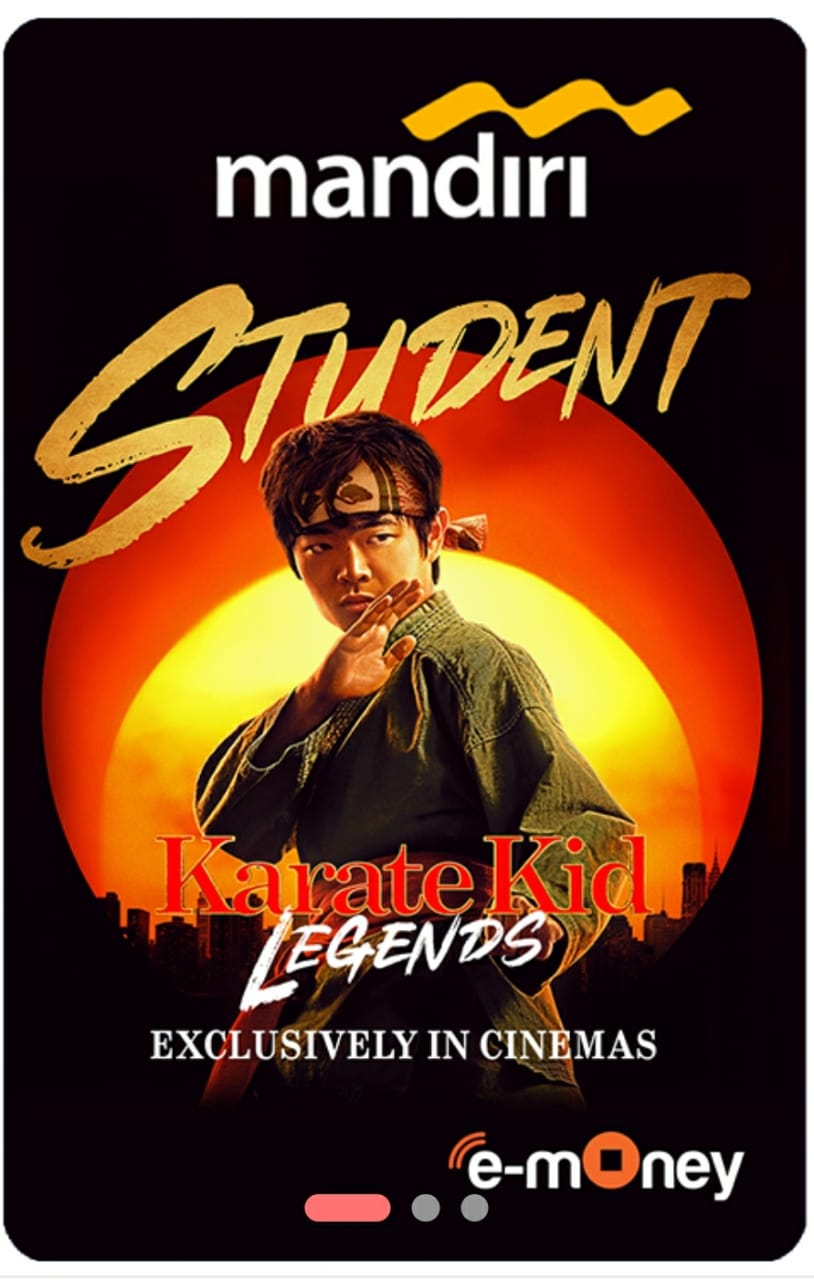 Kartu E-Money Mandiri edisi Karate Kid - Student (Support NFC)