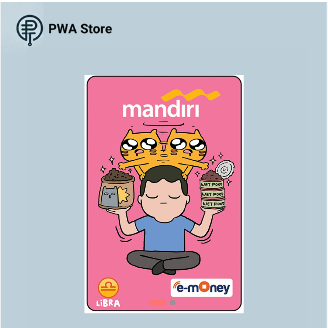 Kartu E-Money Mandiri edisi Tahilalats Libra (Support NFC)