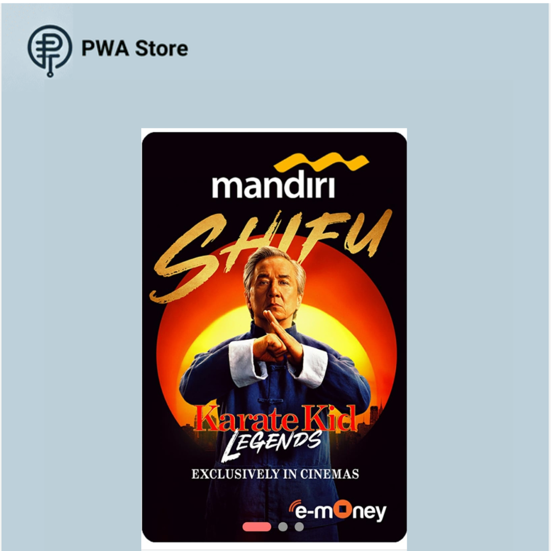 Kartu E-Money Mandiri edisi Karate Kid - Shifu (Support NFC)