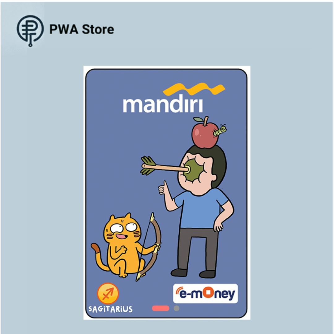 Kartu E-Money Mandiri edisi Tahilalats Sagitarius (Support NFC)