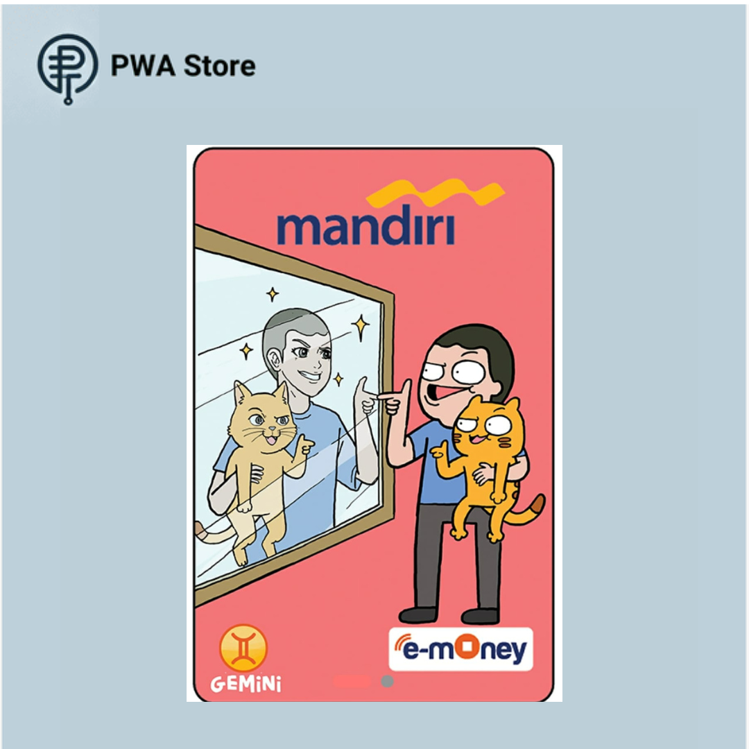 Kartu E-Money Mandiri edisi Tahilalats Gemini (Support NFC)