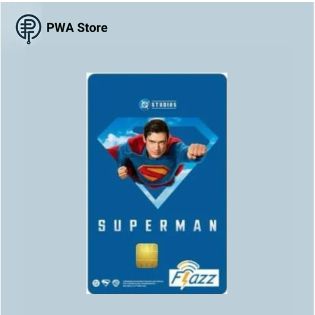 Kartu Flazz BCA edisi Superman Actor (Support NFC)