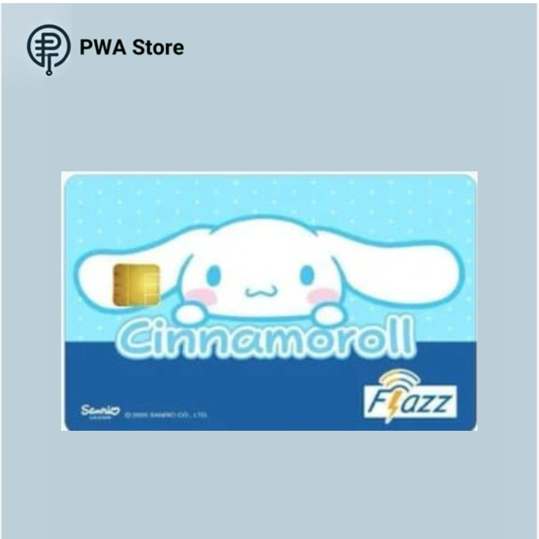Kartu Flazz BCA edisi Cinnamoroll Blue (Support NFC)