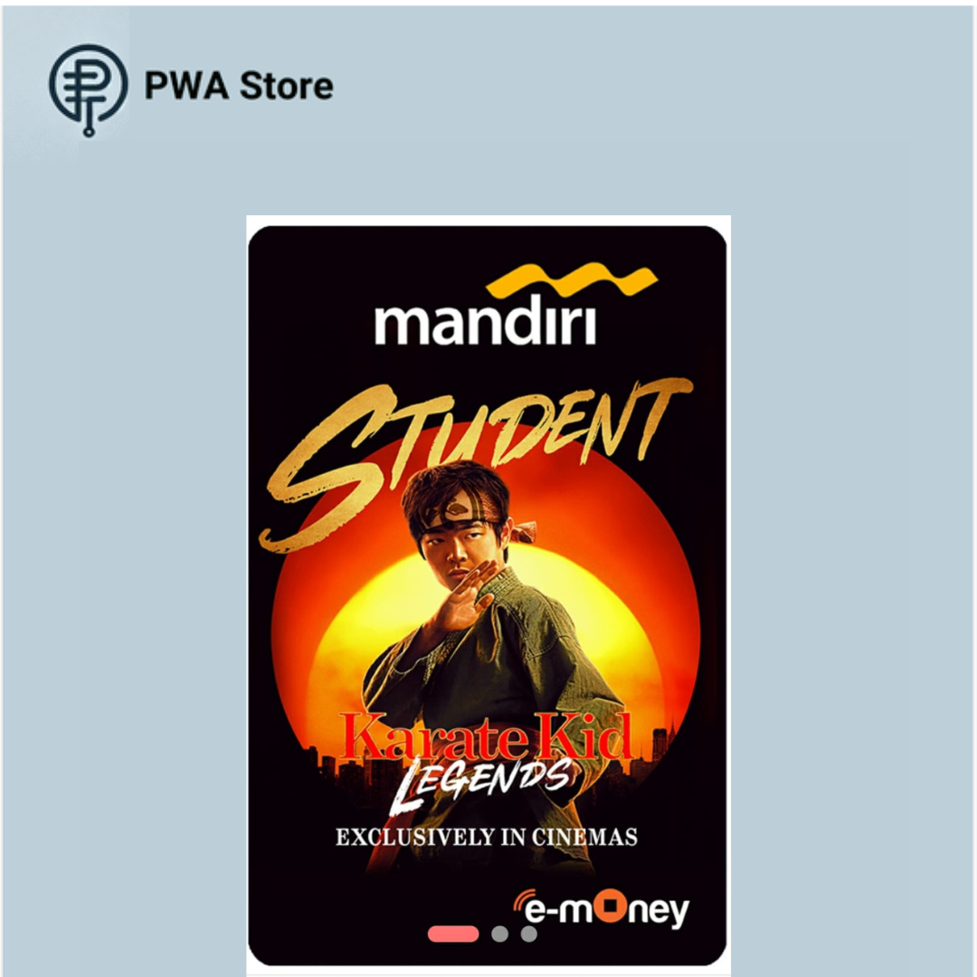 Kartu E-Money Mandiri edisi Karate Kid - Student (Support NFC)