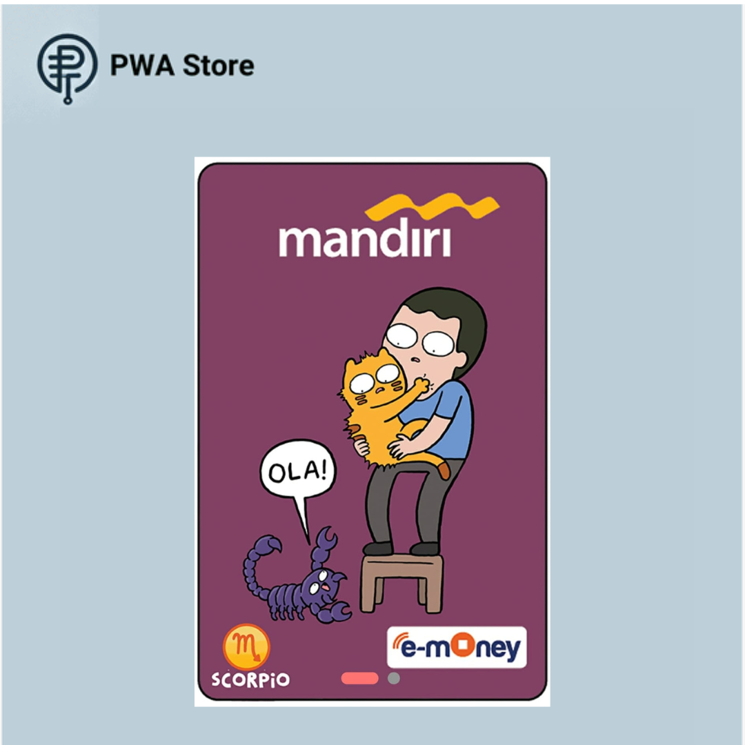 Kartu E-Money Mandiri edisi Tahilalats Scorpio (Support NFC)