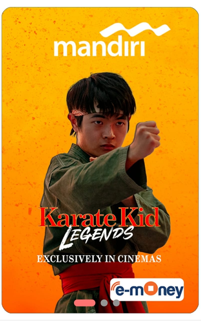 Kartu E-Money Mandiri edisi Karate Kid - Ben Wang (Support NFC)