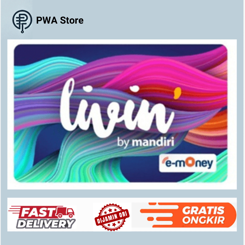 Kartu E-Money Mandiri edisi Tahilalats Livin (Support NFC)