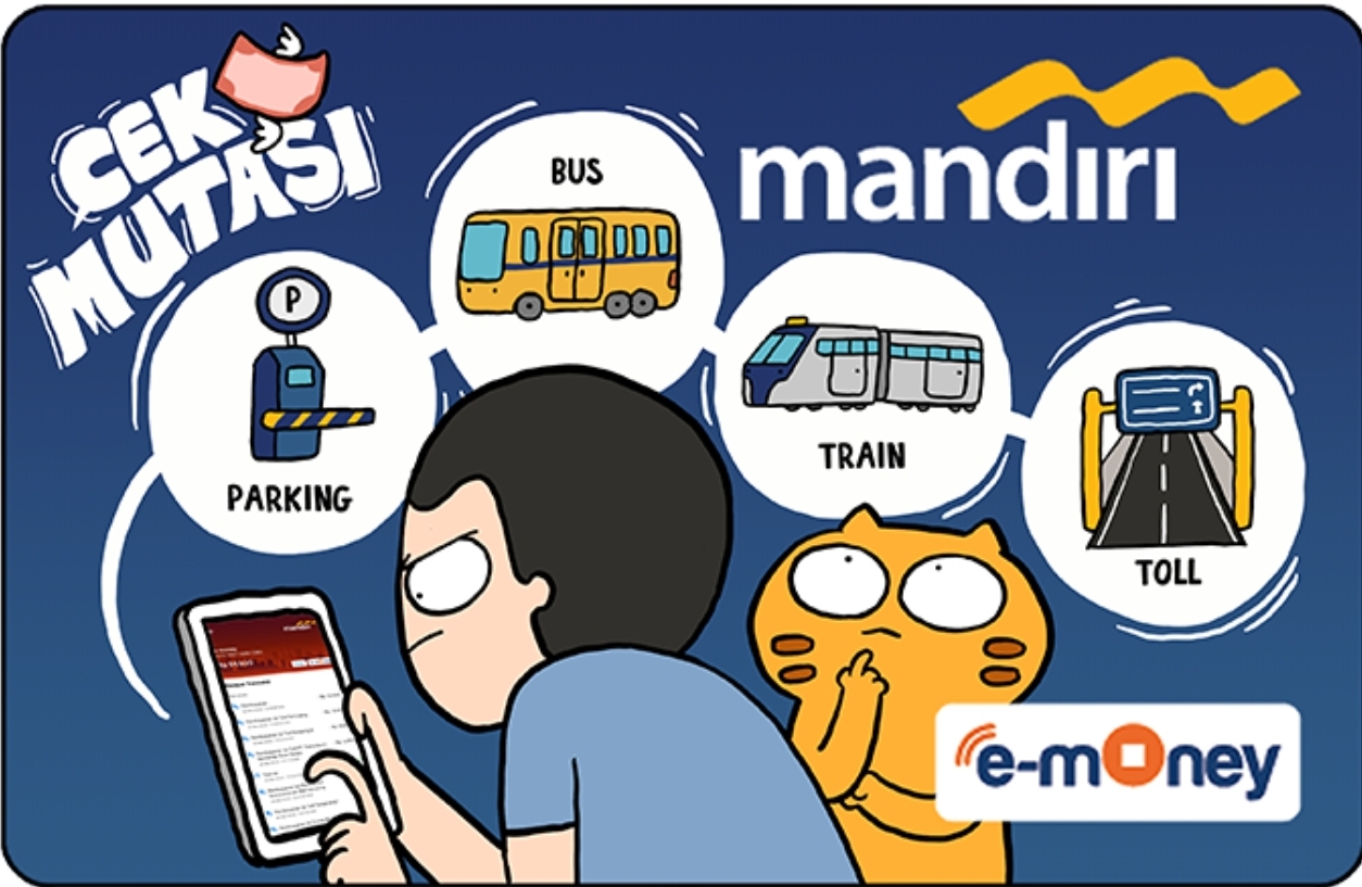 Kartu E-Money Mandiri edisi Tahilalats Cek Mutasi (Support NFC)