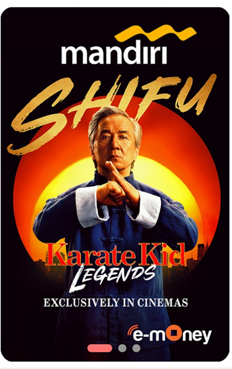 Kartu E-Money Mandiri edisi Karate Kid - Shifu (Support NFC)