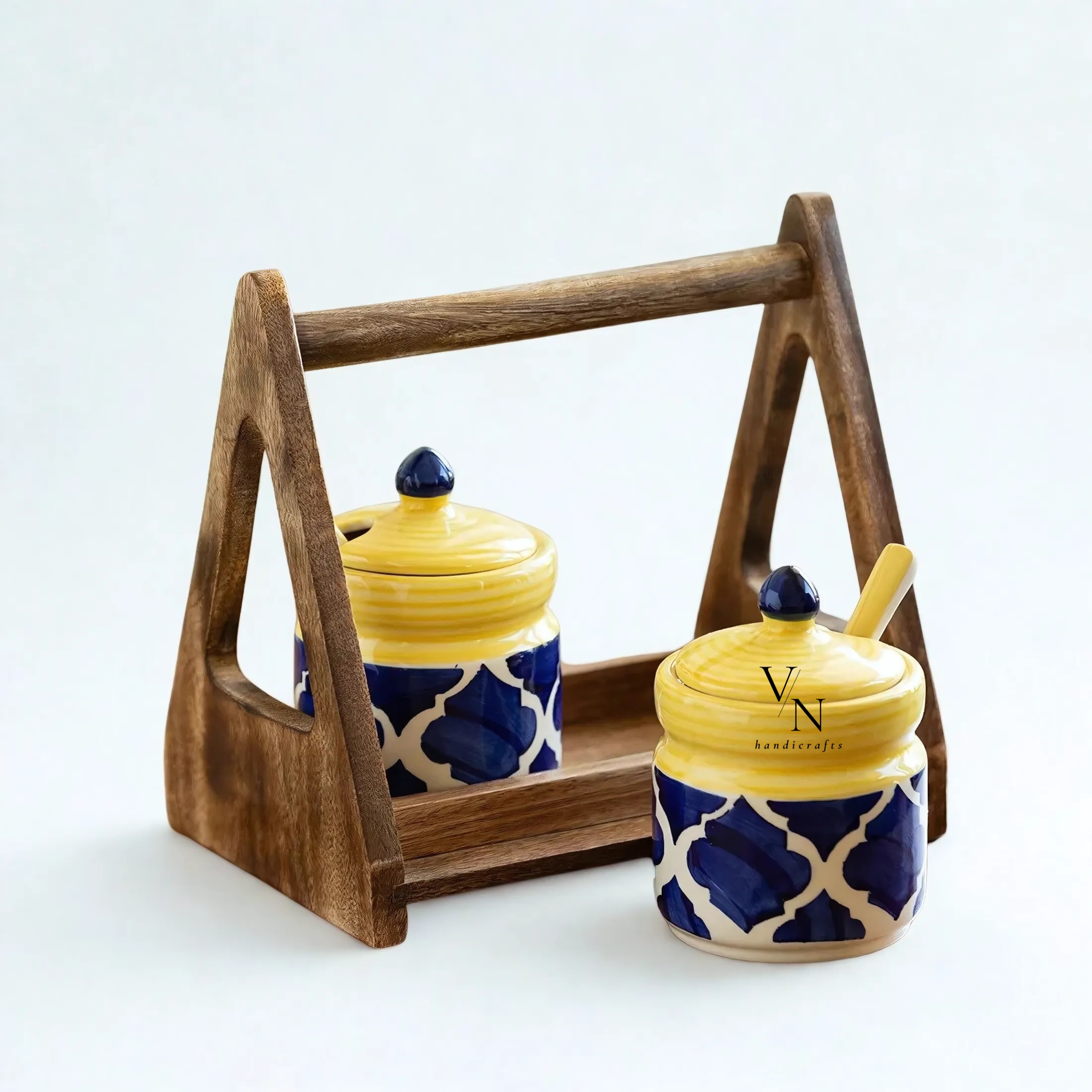Handcrafted wooden tray