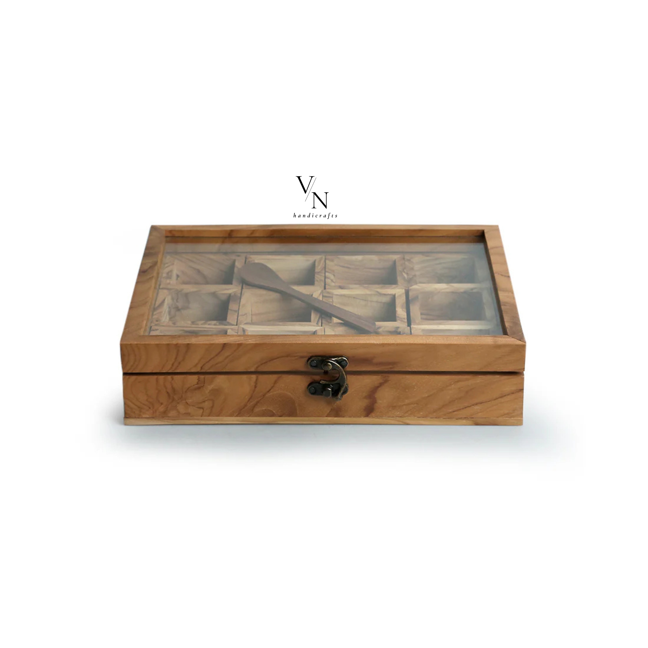 Wooden Spice Box
