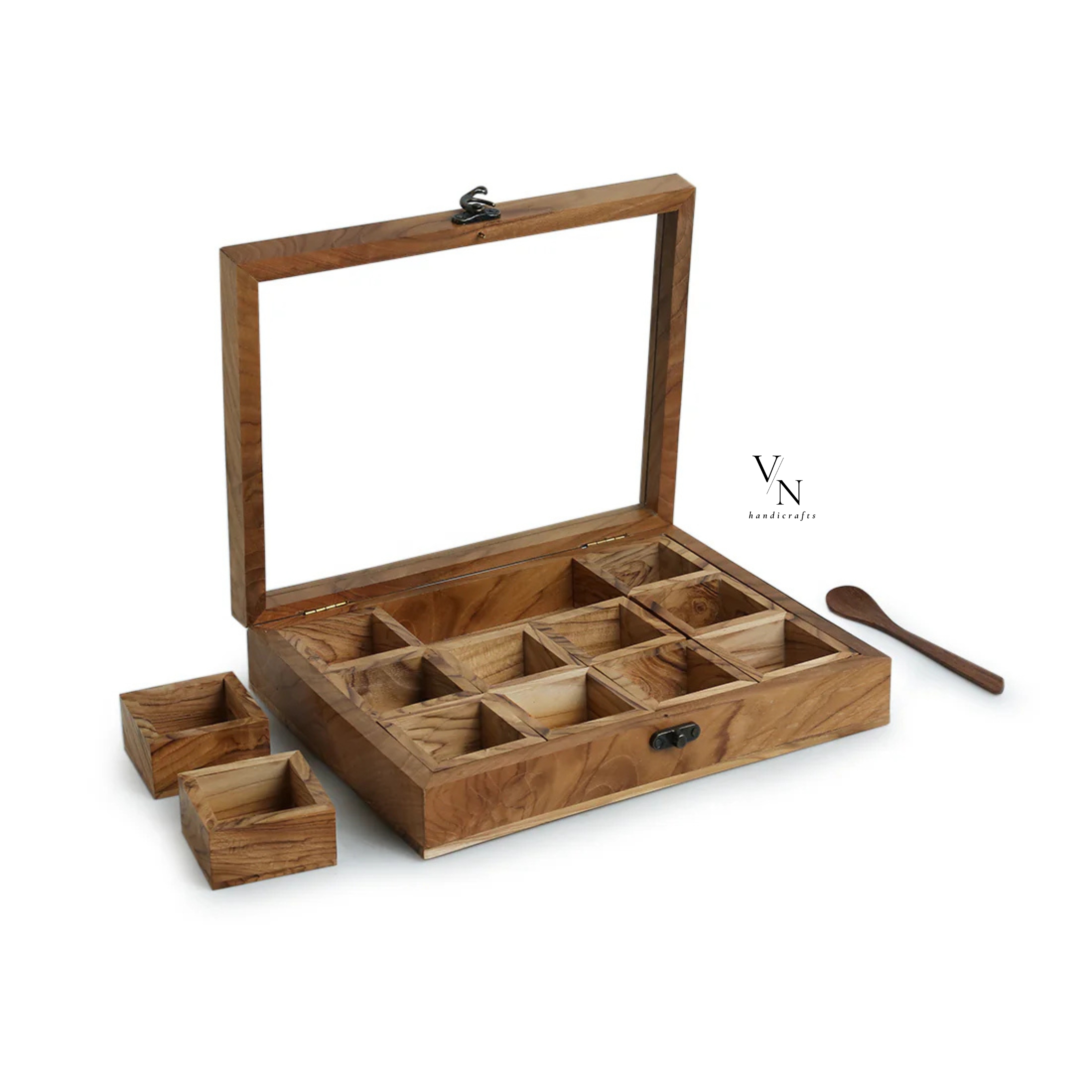 Wooden Spice Box
