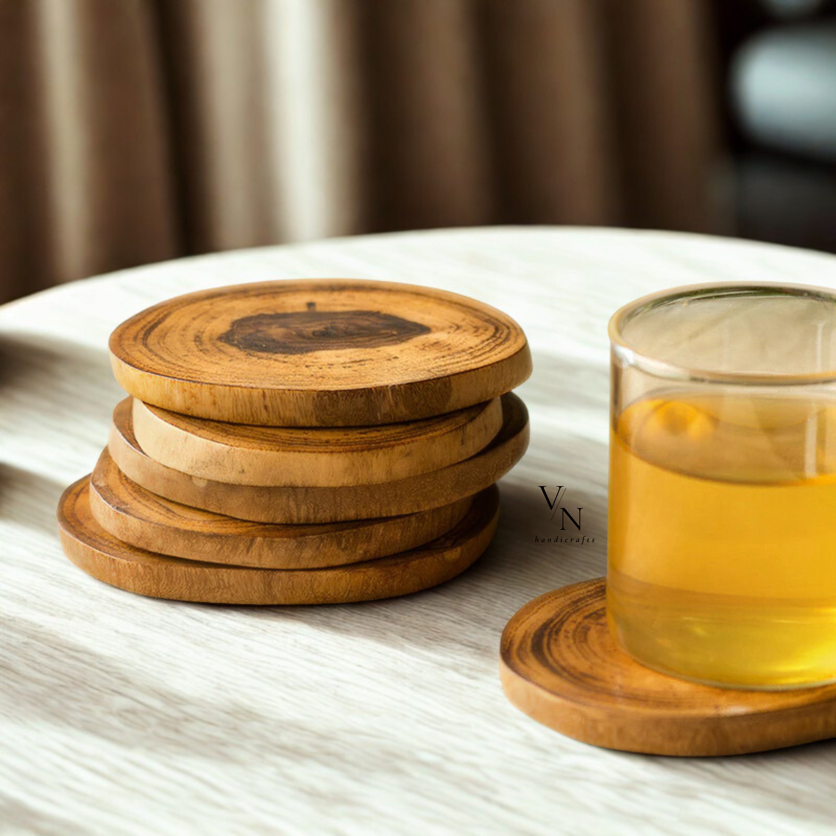 Wooden Coasters Set