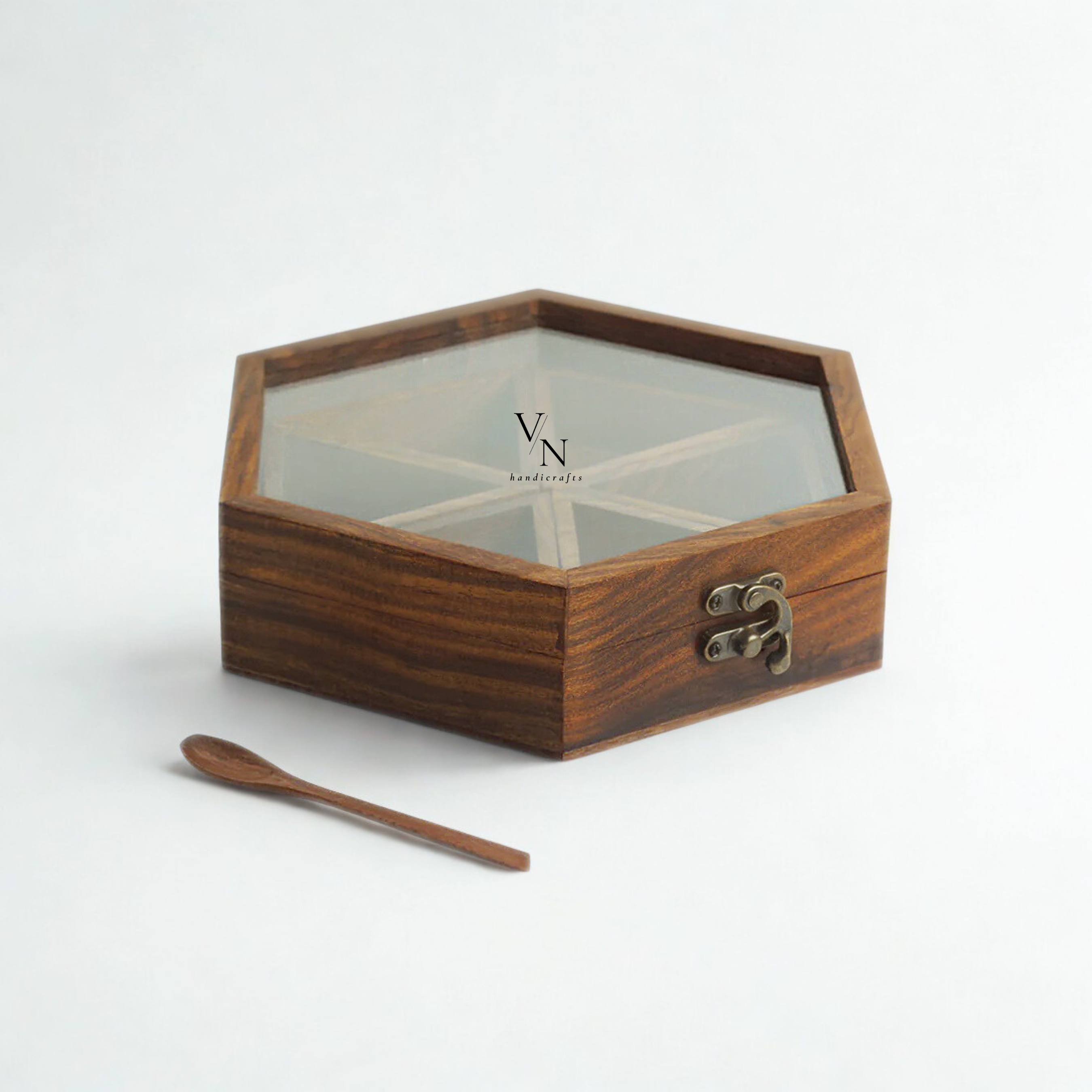 Wooden Spice Box
