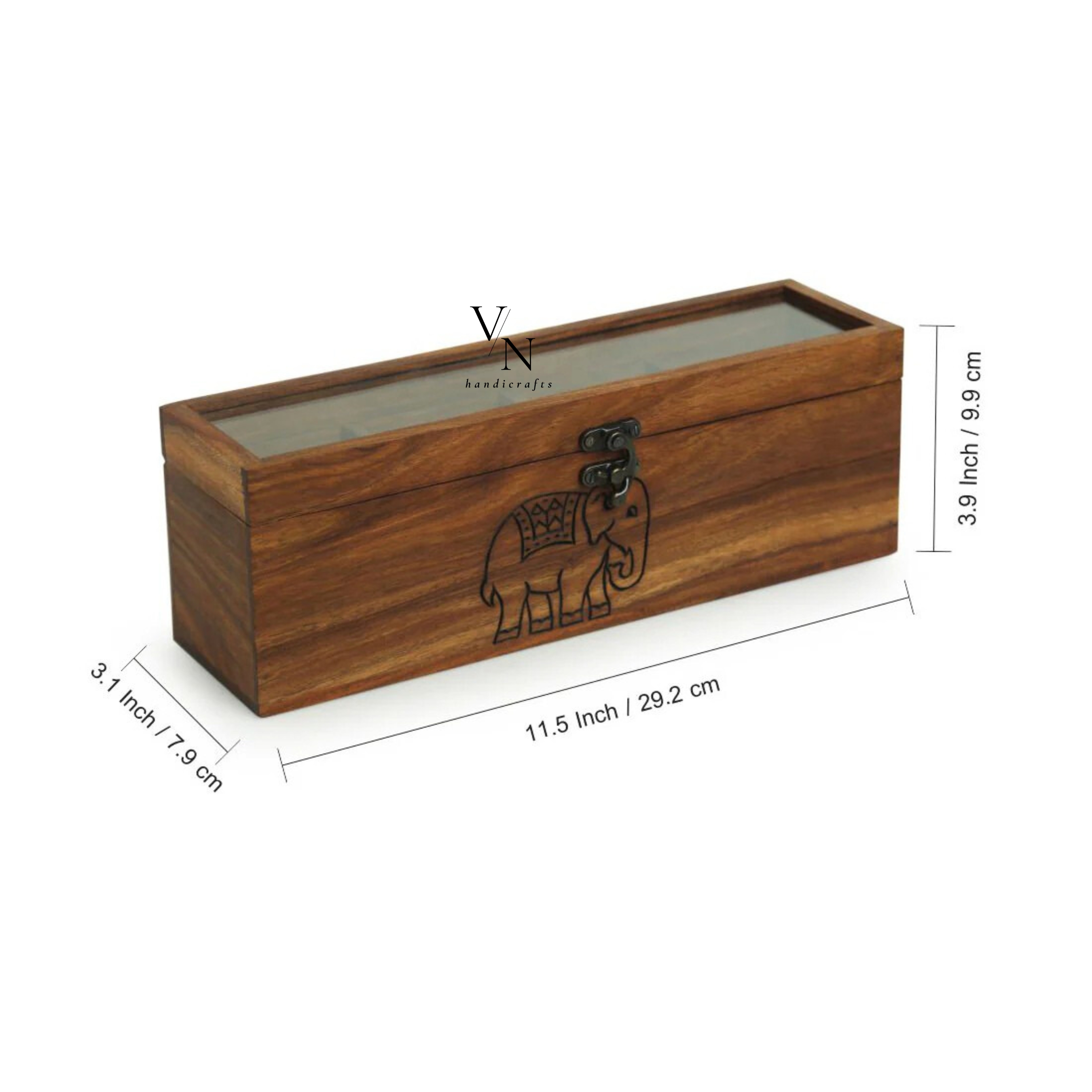 Wooden Multi Utility Tea Box