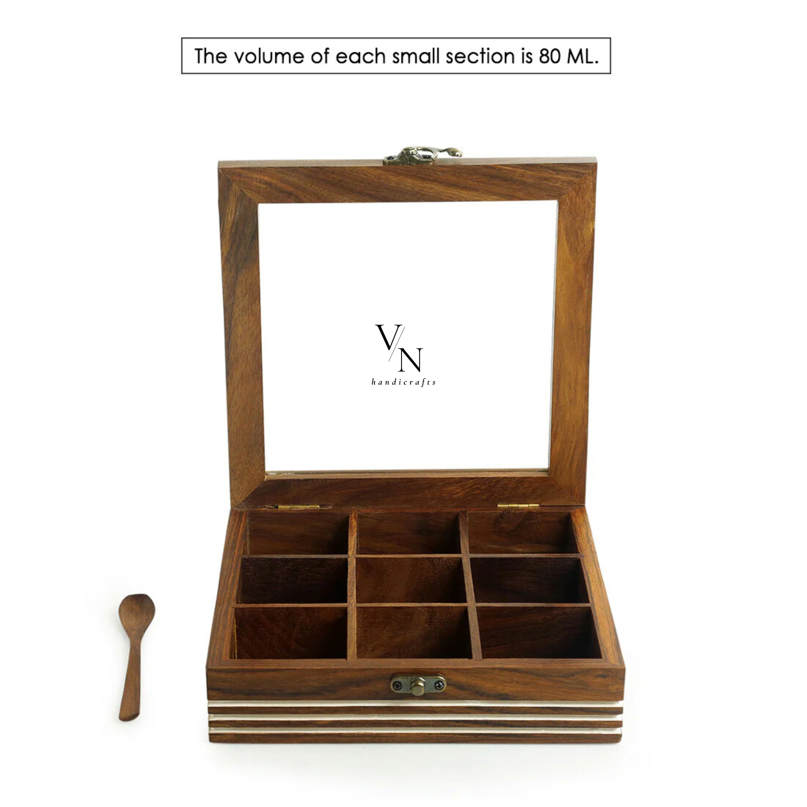 Wooden Spice Box
