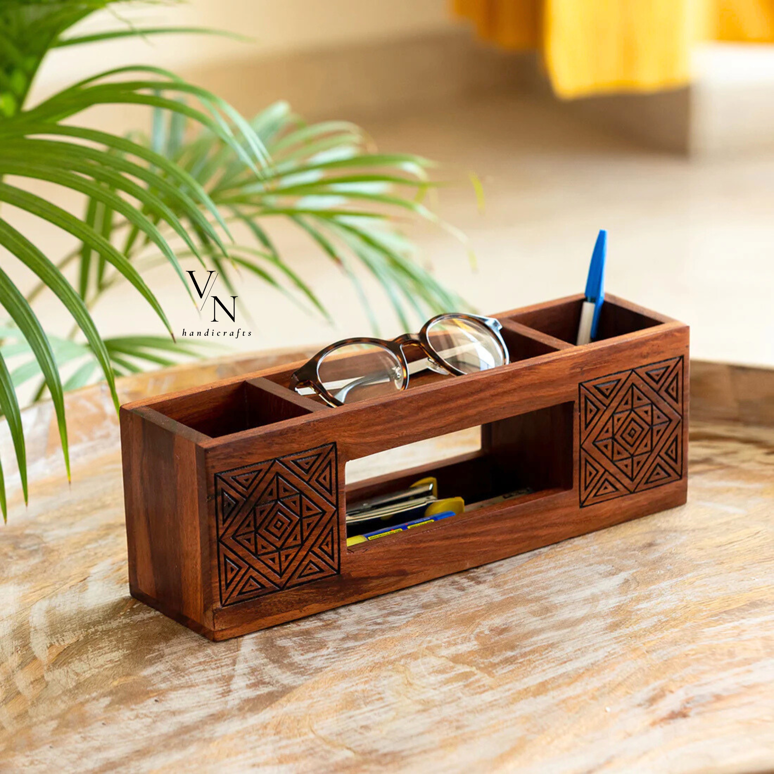 Wooden Desk Organizer