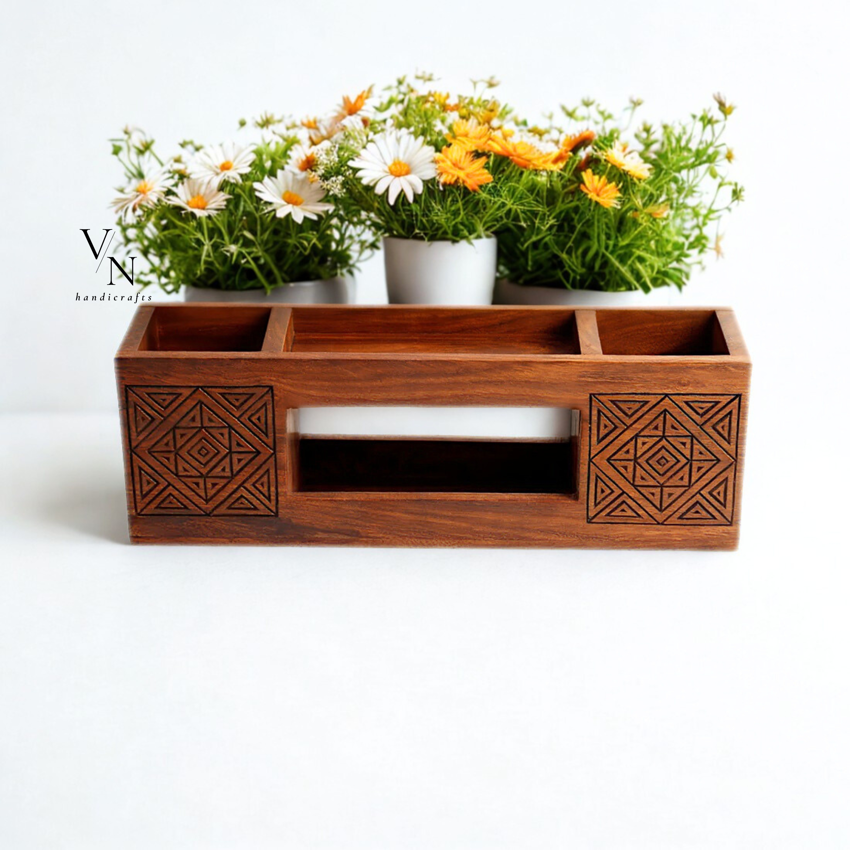 Wooden Desk Organizer
