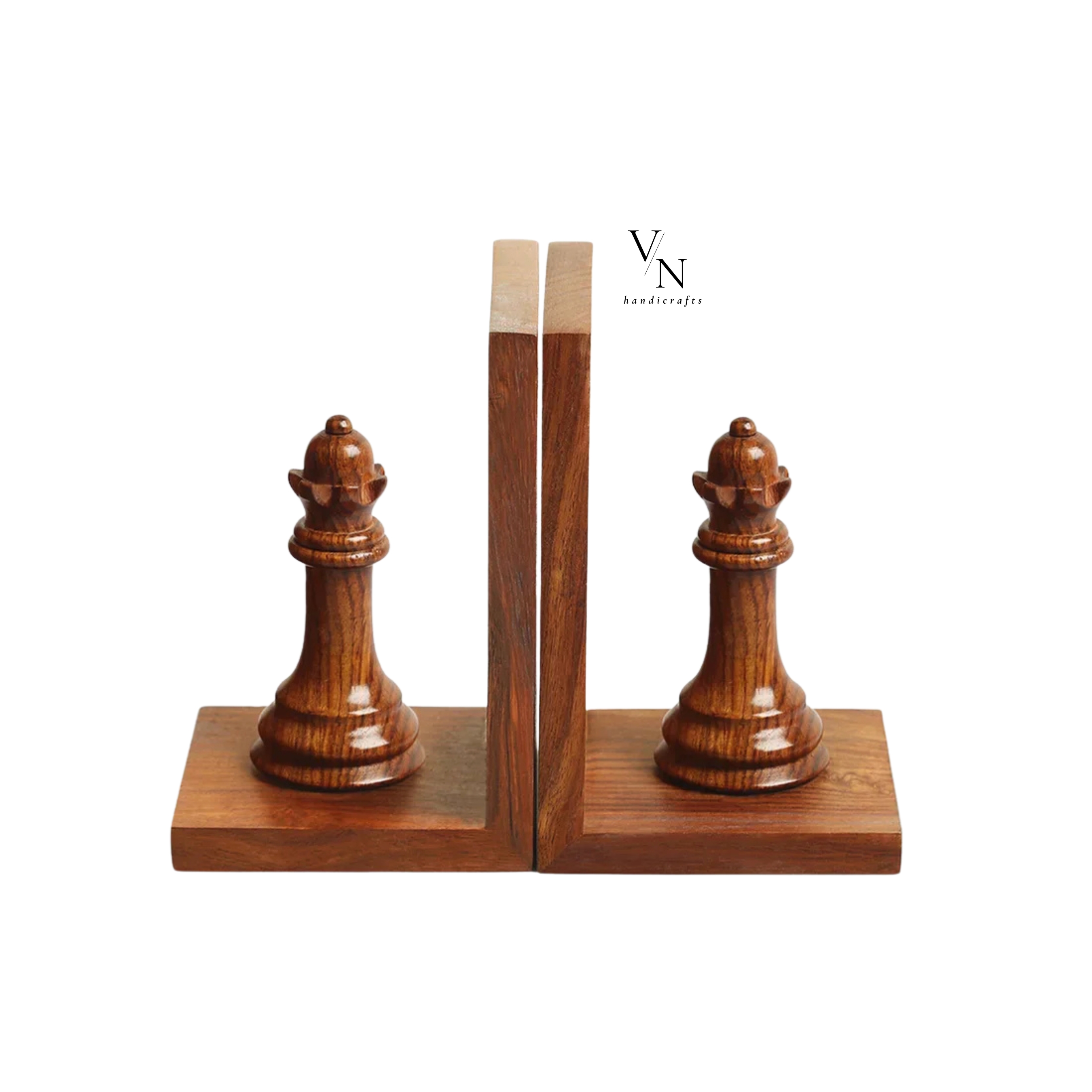 Wooden Bookends