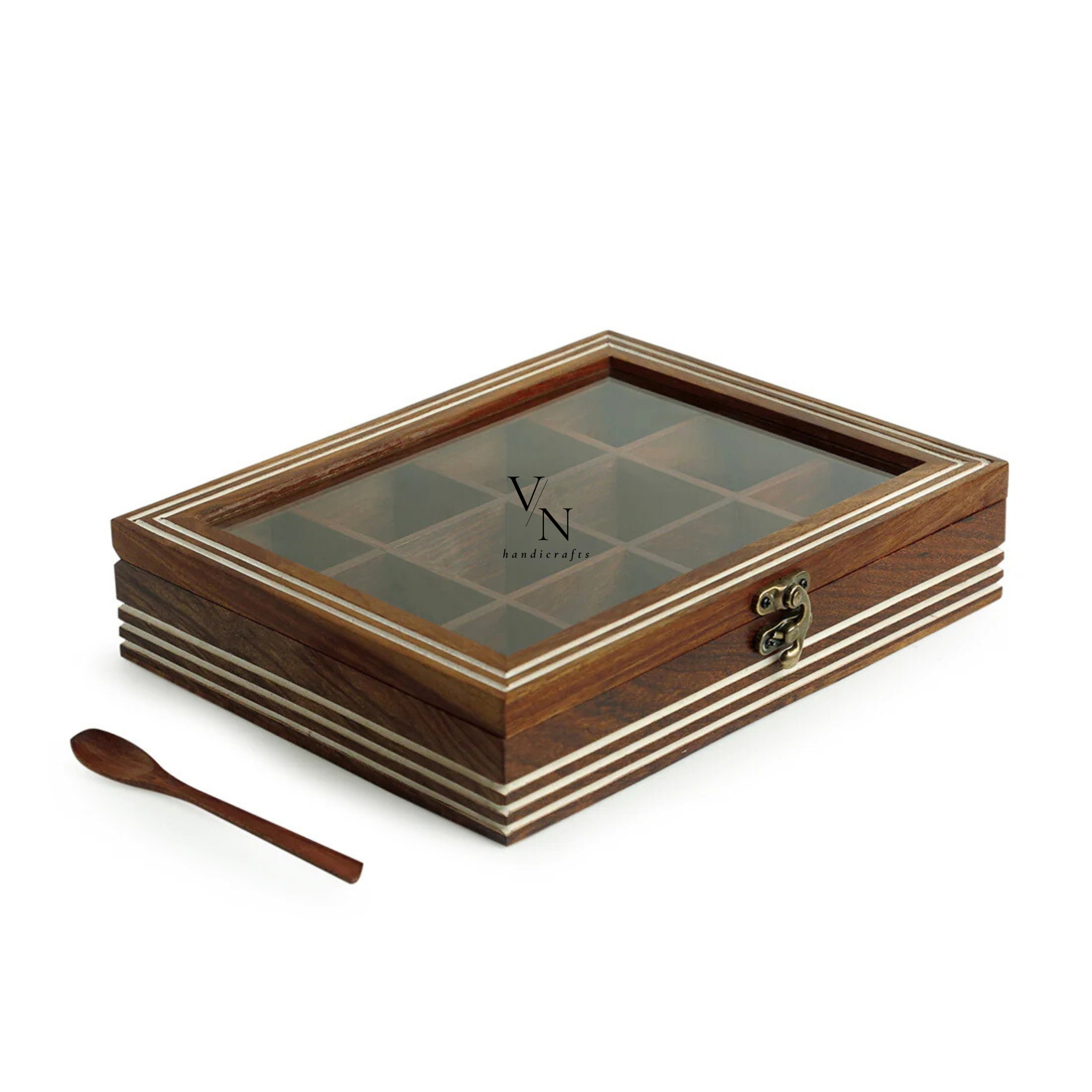  Wooden Spice Box