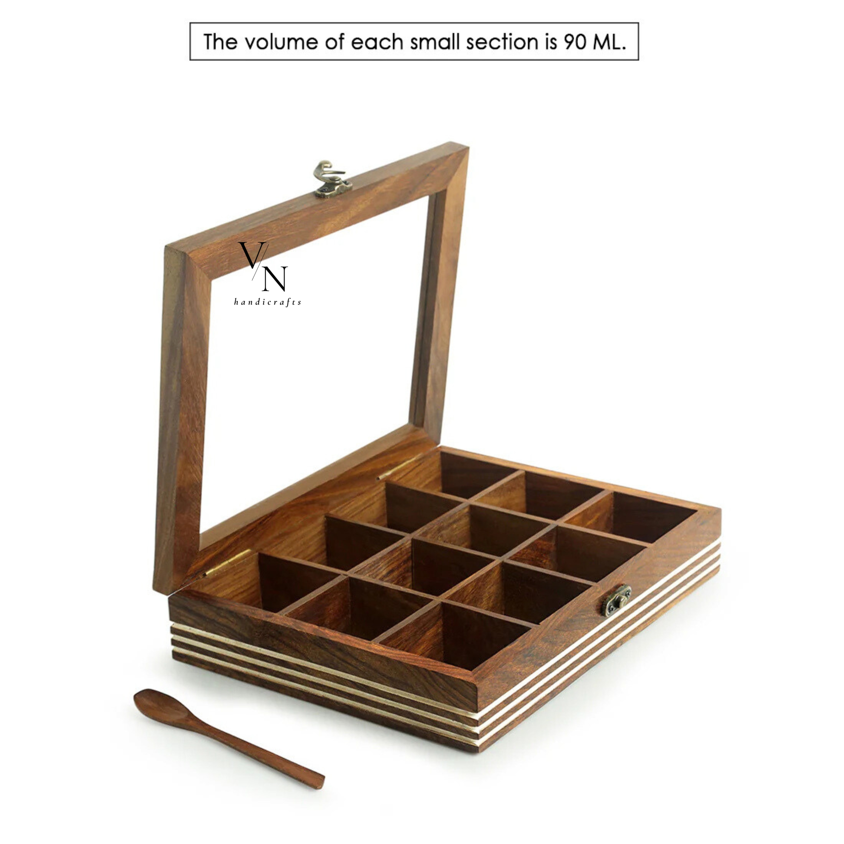  Wooden Spice Box