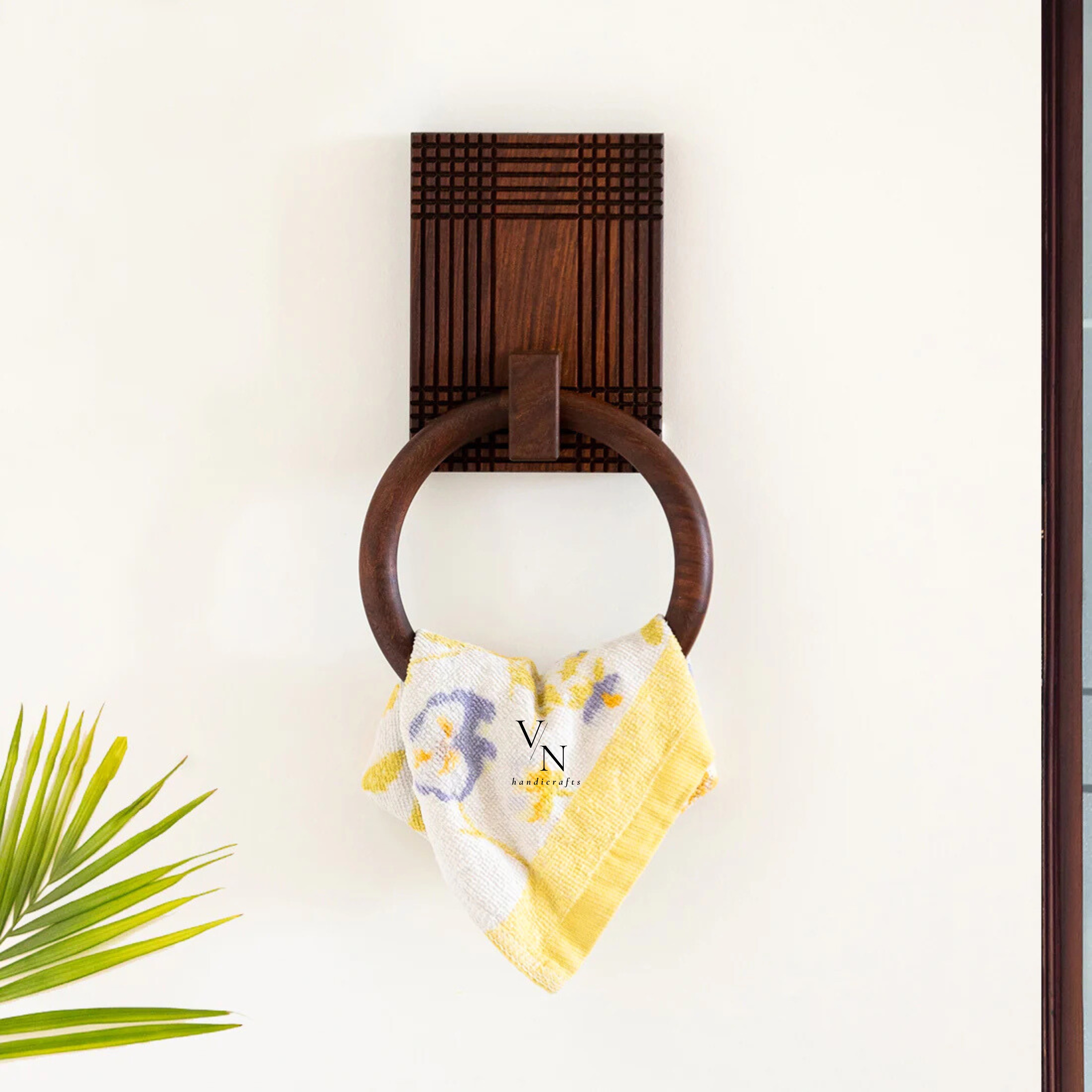 Wooden Towel Ring Holder
