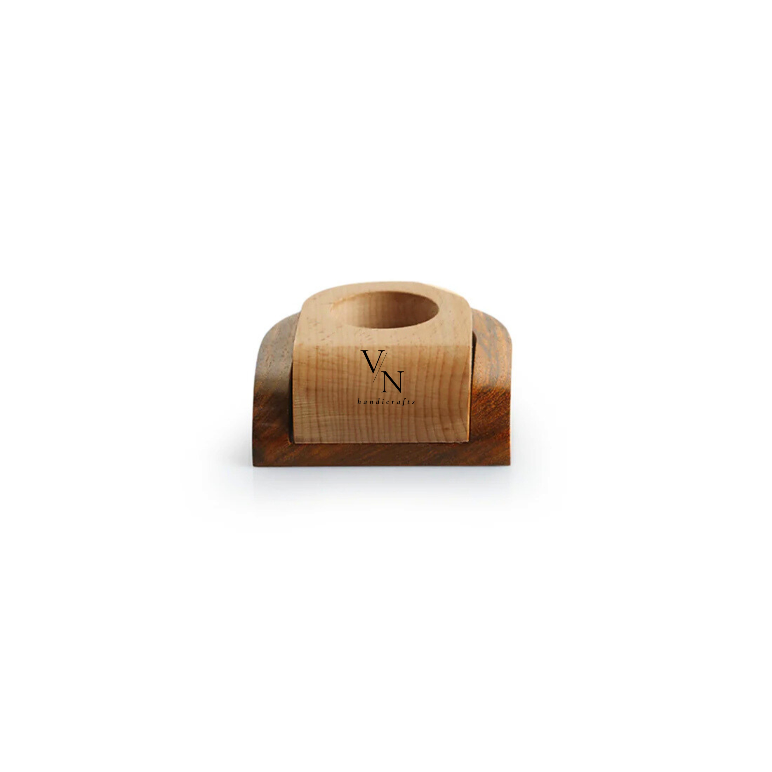 Wooden Tealight Candle Holder