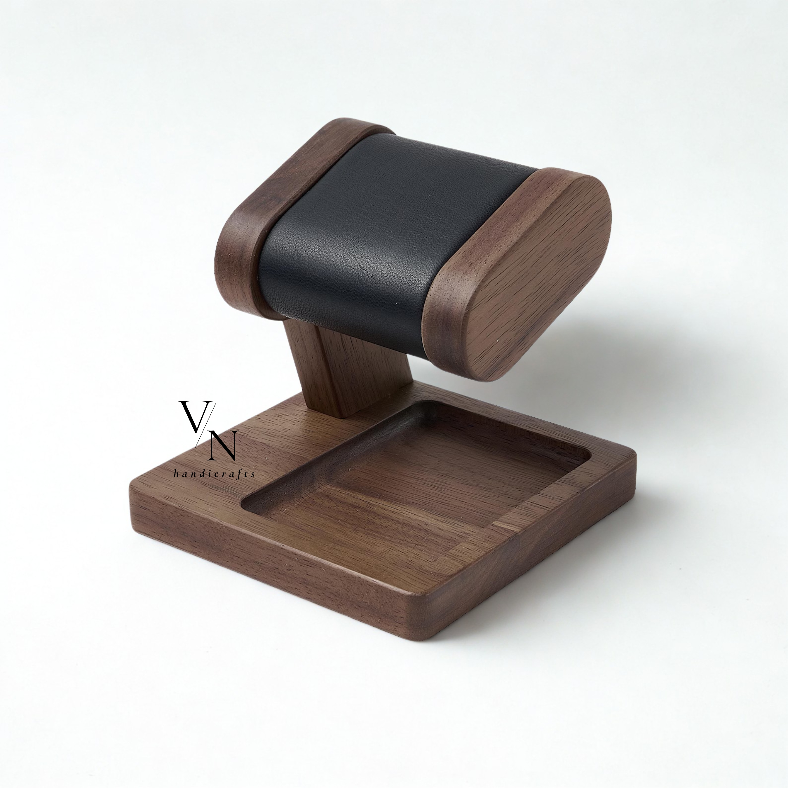 Wooden Watch and Jewelry Stand