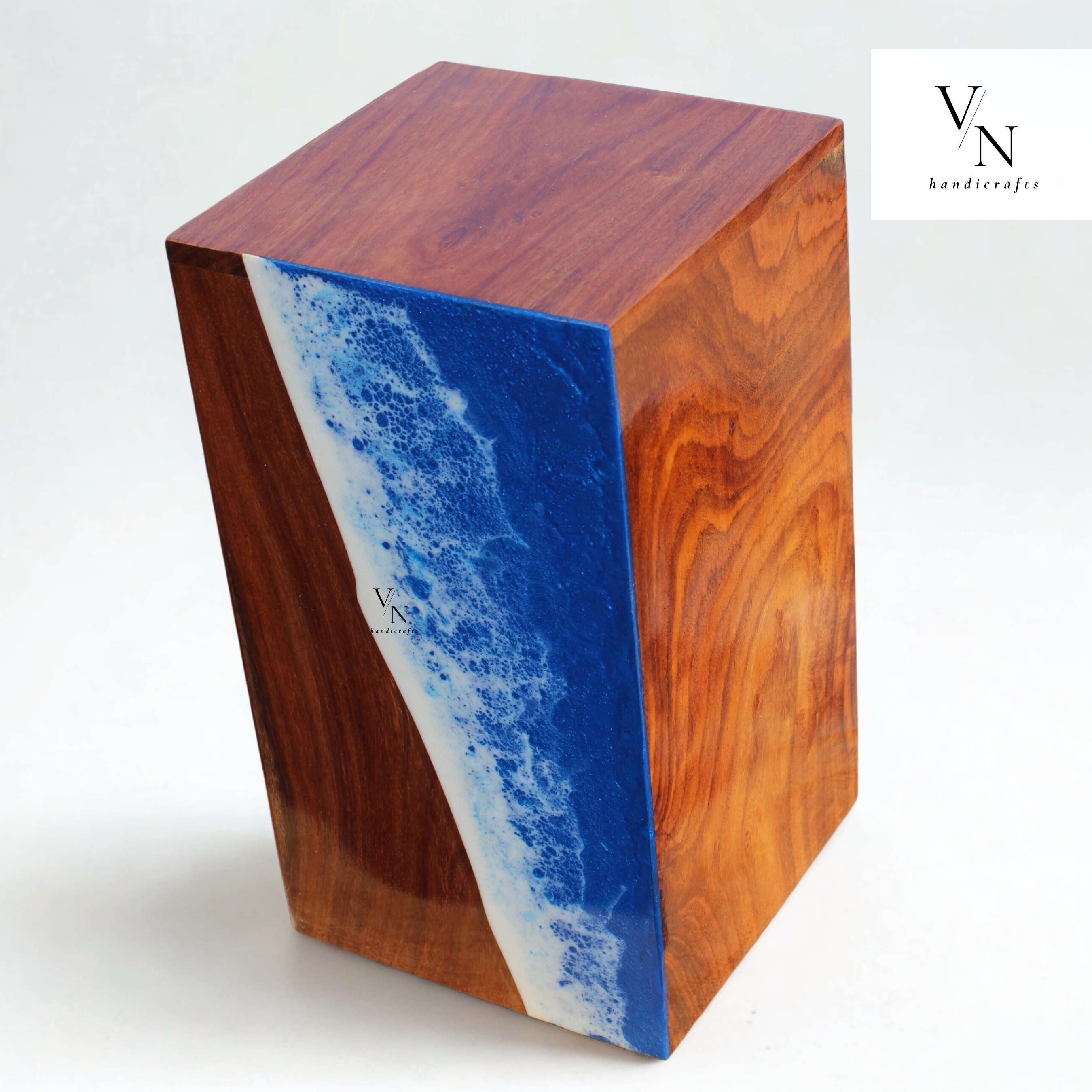 Handcrafted Wooden Urn Box