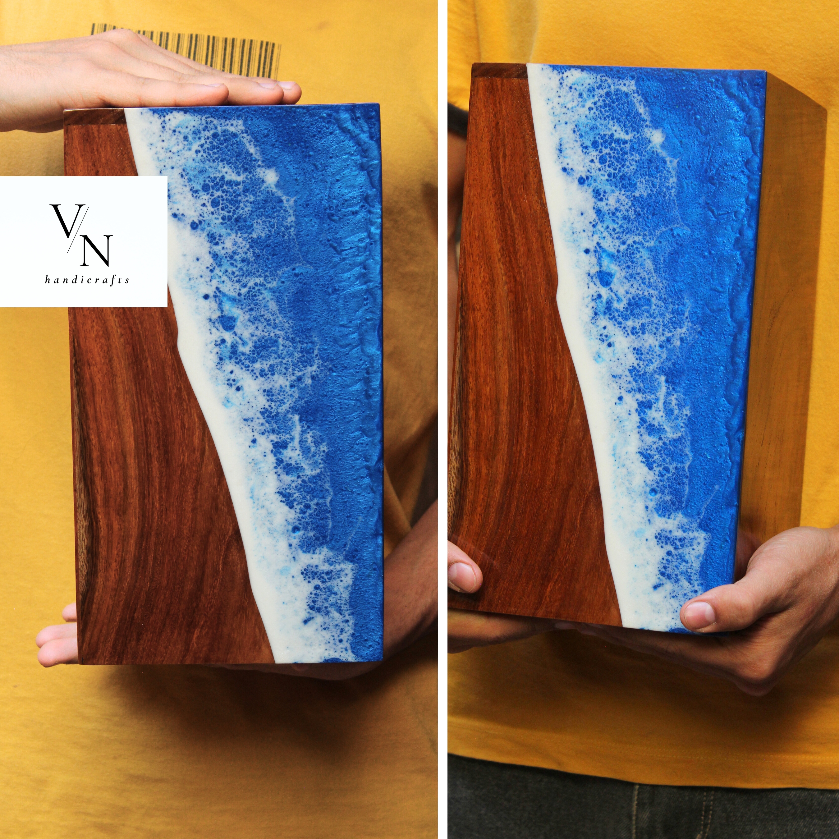 Handcrafted Wooden Urn Box