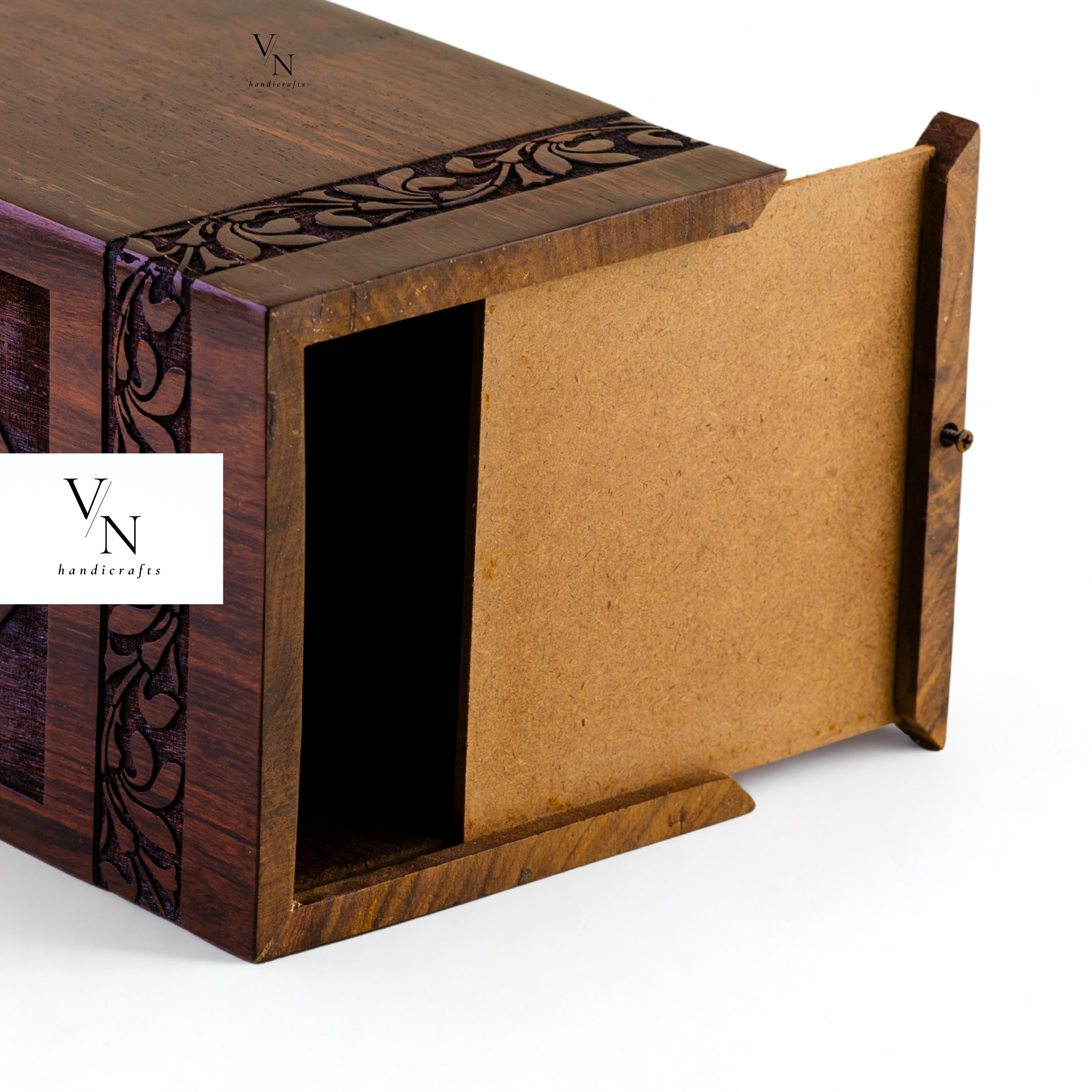 Handcrafted Wooden Urn Box