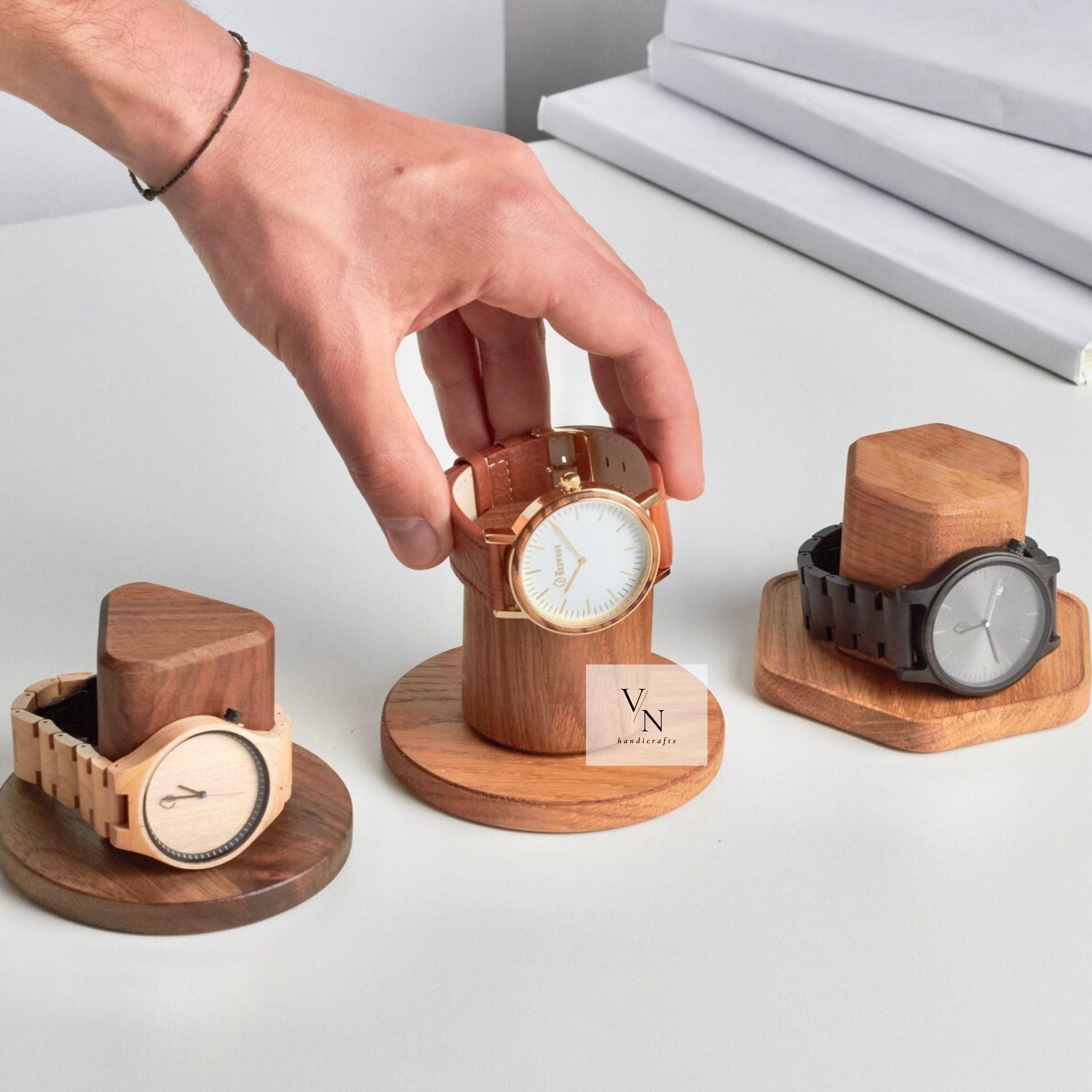 Wooden Watch holder