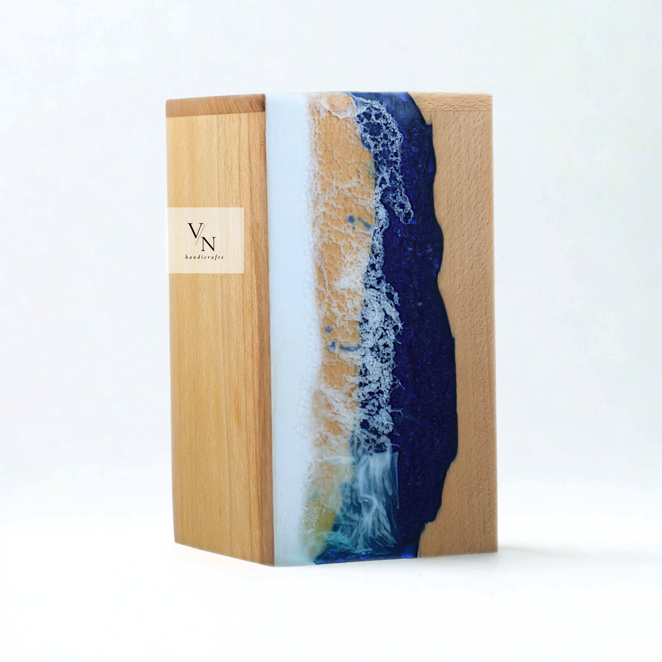 Handcrafted Wooden Urn Box