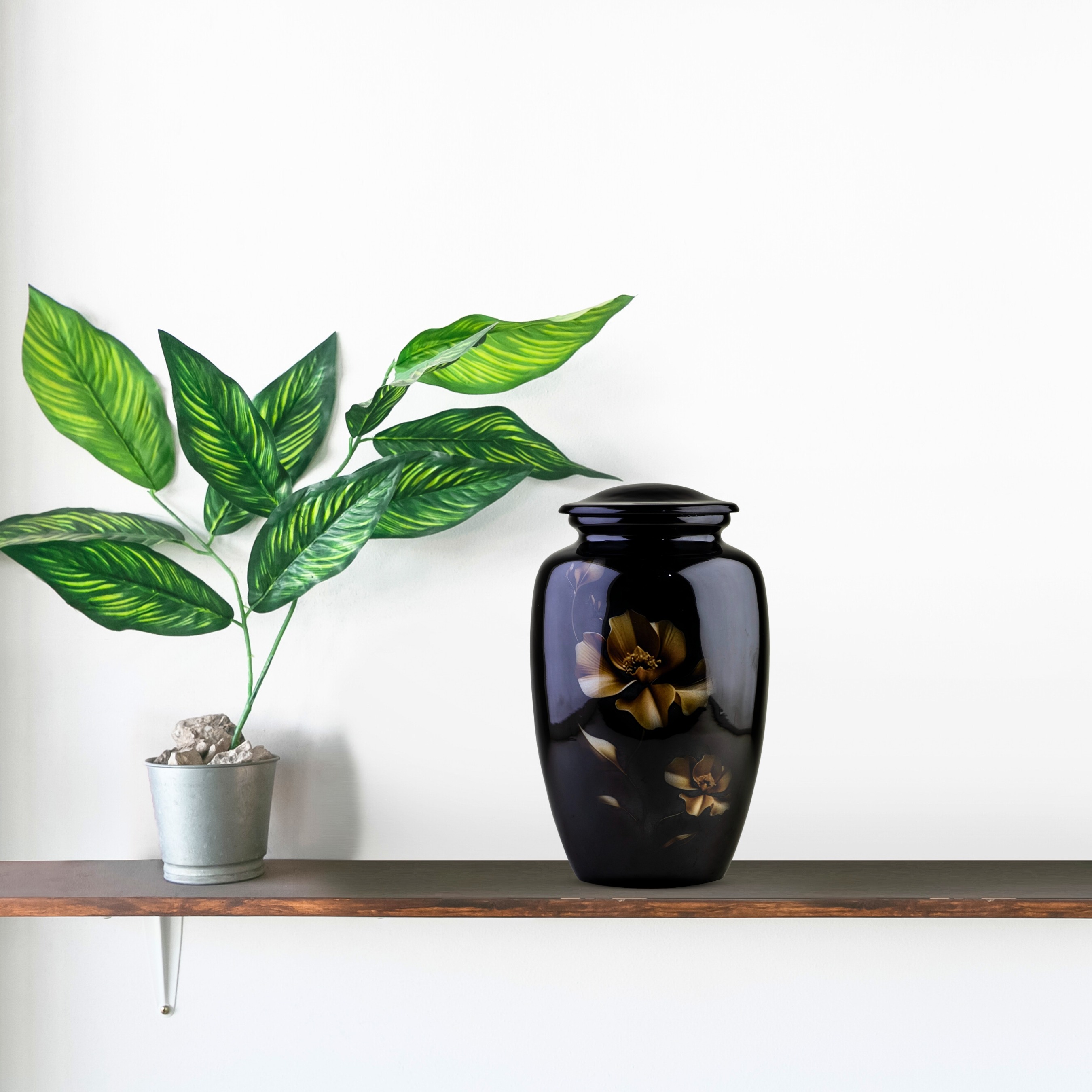 Aluminium Memorial Urn