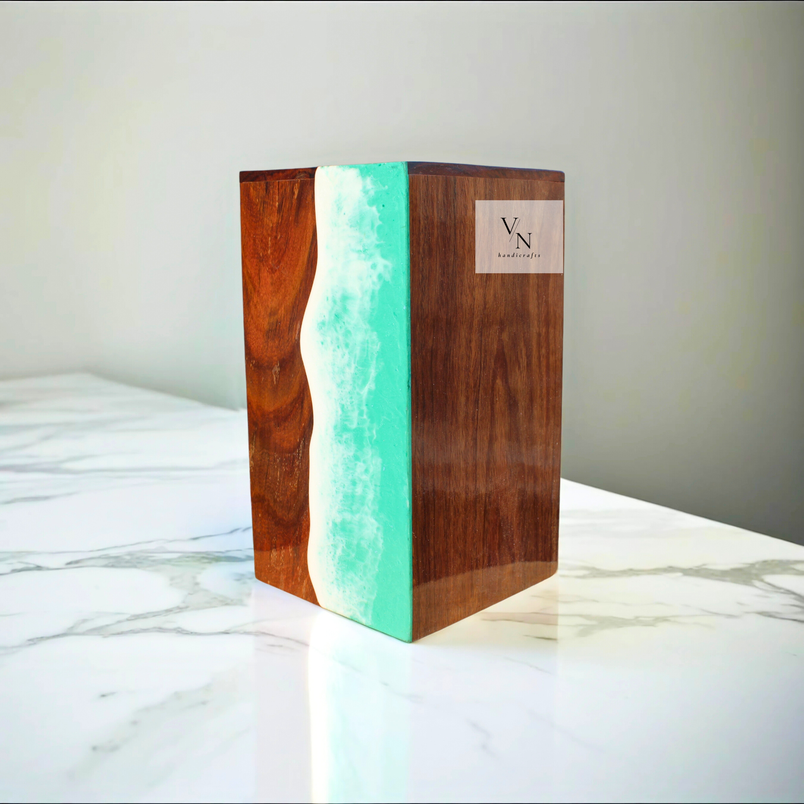 Handcrafted Wooden Urn Box