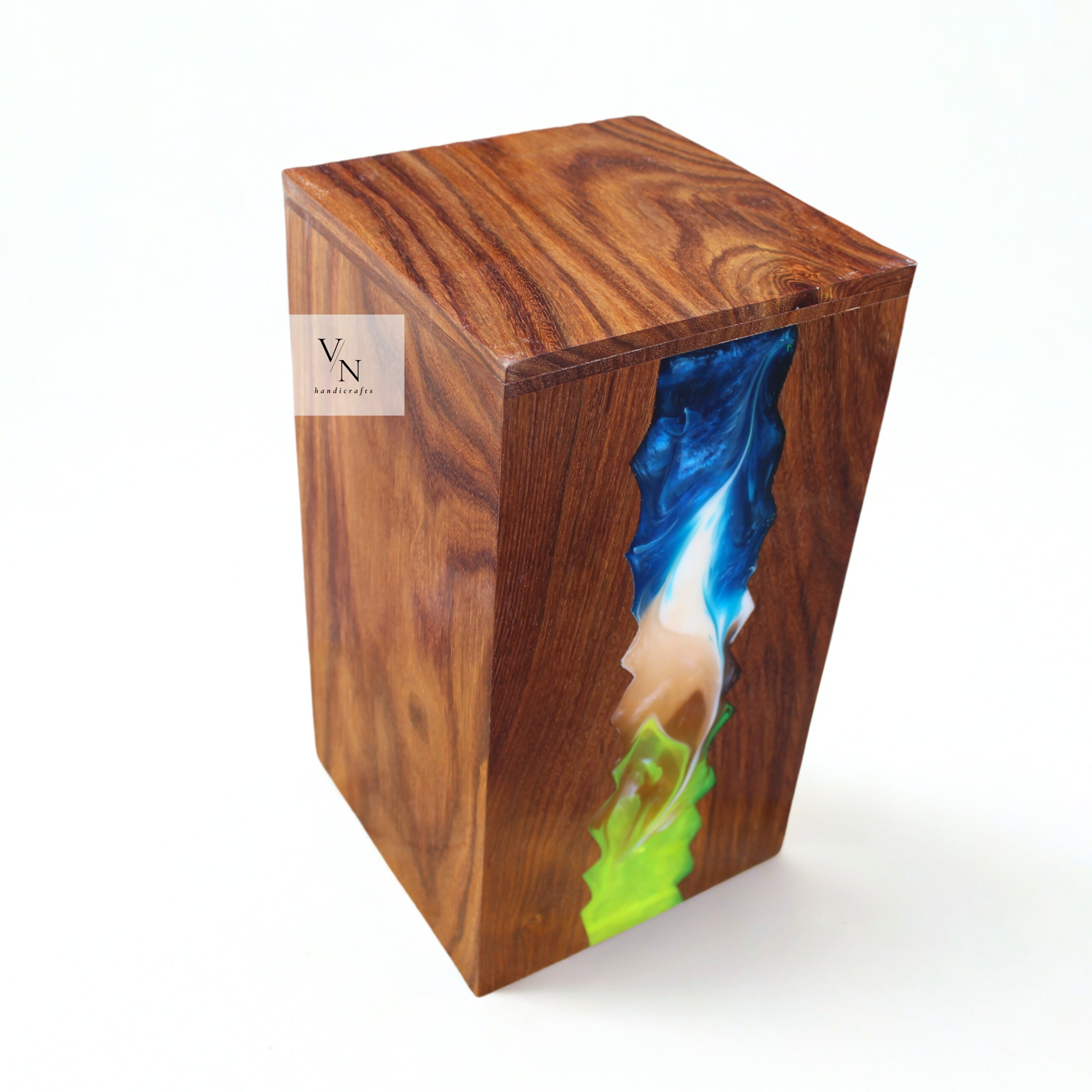 Handcrafted Wooden Urn Box