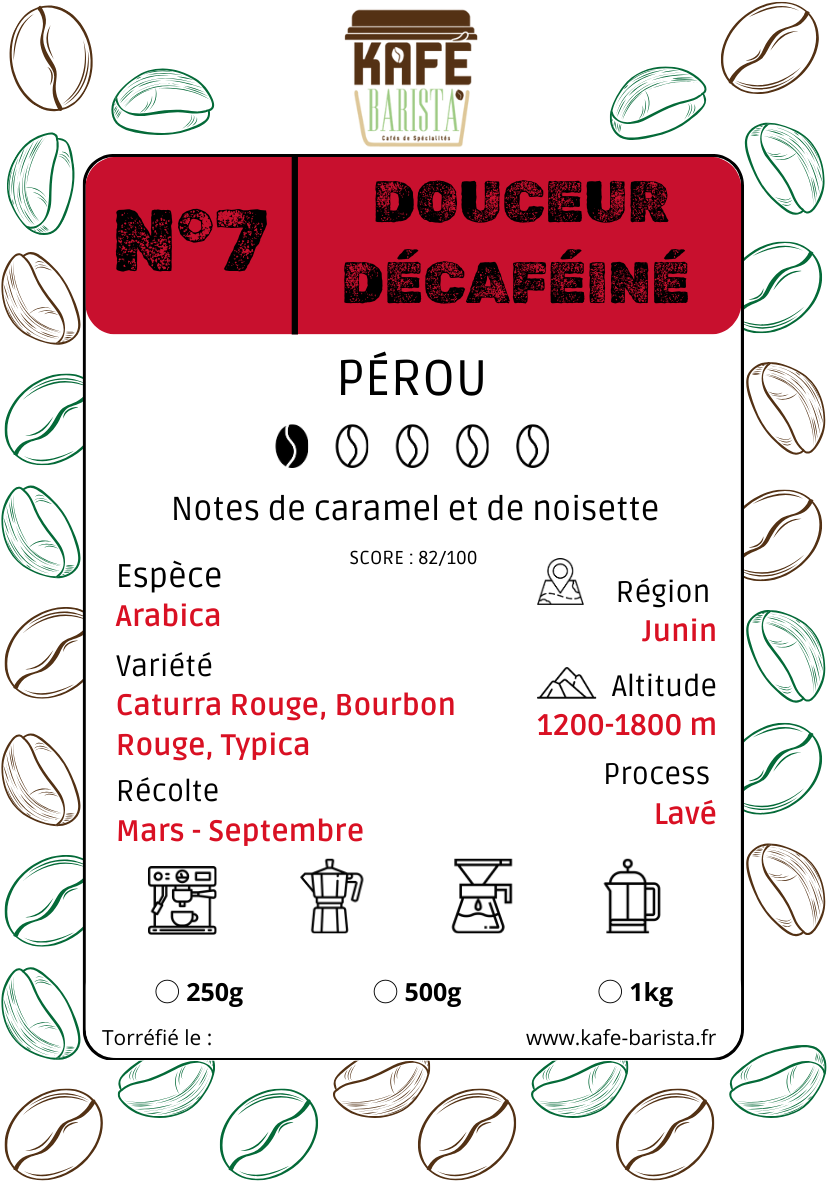 N°7 - DOUCEUR DÉCAFÉINÉ 