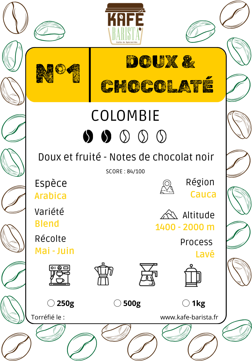 N°1 - DOUX & CHOCOLATÉ