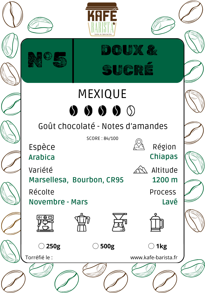 N°5 - DOUX & SUCRÉ