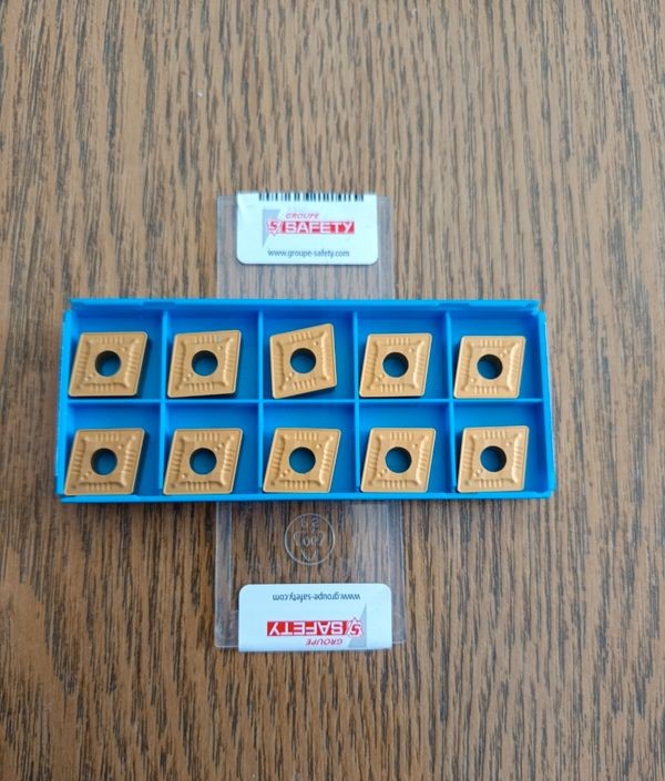 Plaquettes tournage Safety CNMG 120408