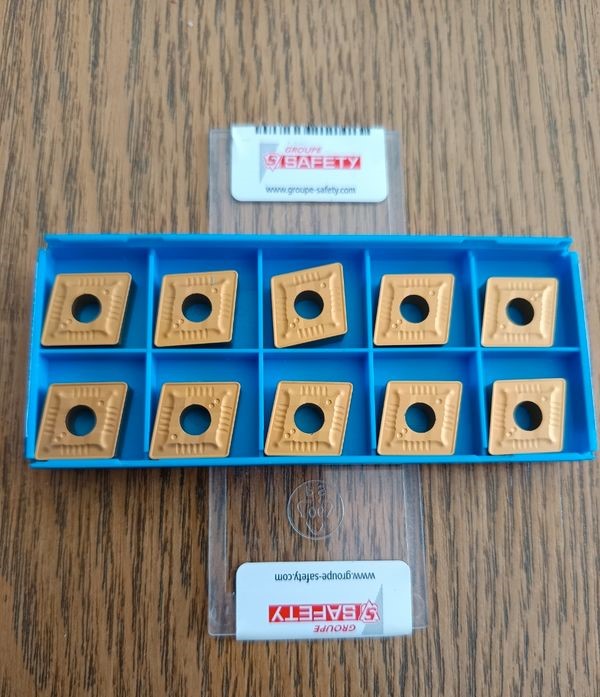 Plaquettes tournage Safety CNMG 120408