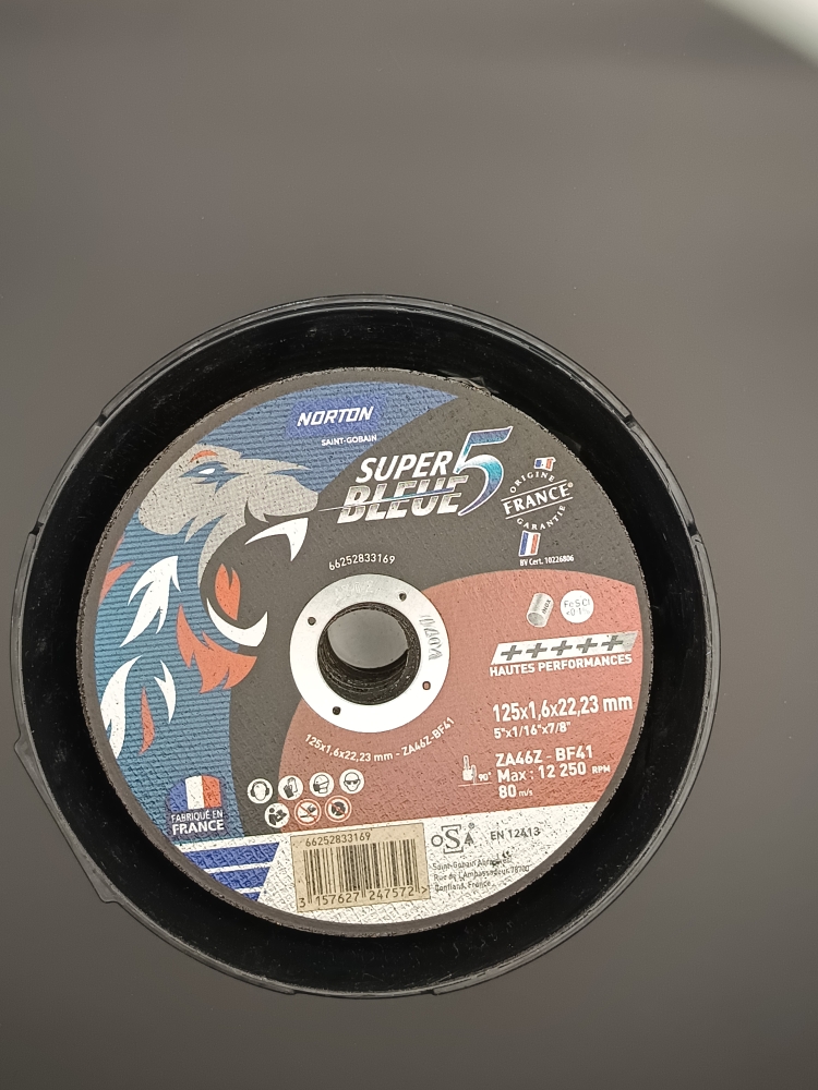 Disque de coupe Norton Super Bleu 5