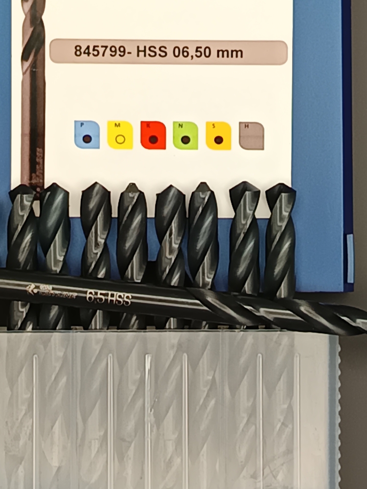 FORET 6,5 HSS GISS LOT de 10