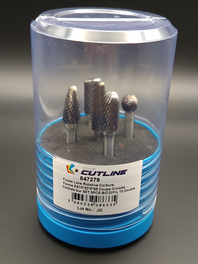 Set de fraises limes rotatives Giss Cutline