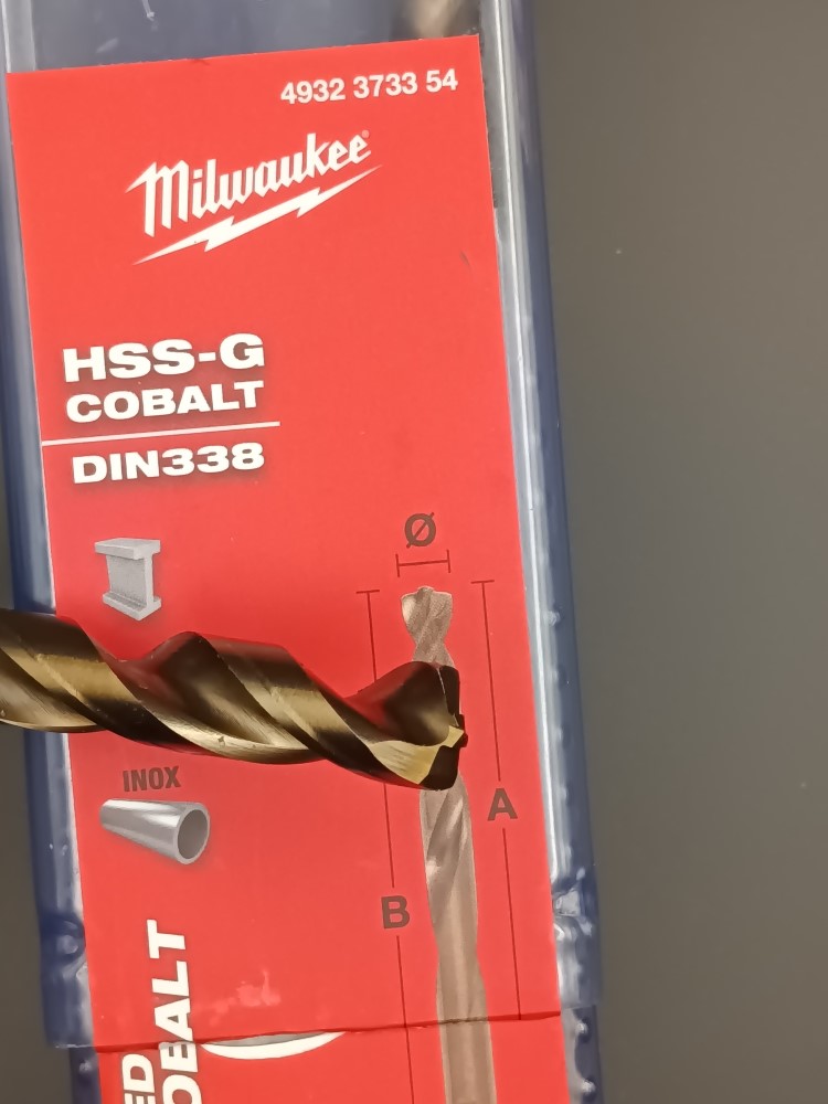 Foret HSS-G Cobalt Milwaukee 10 MM