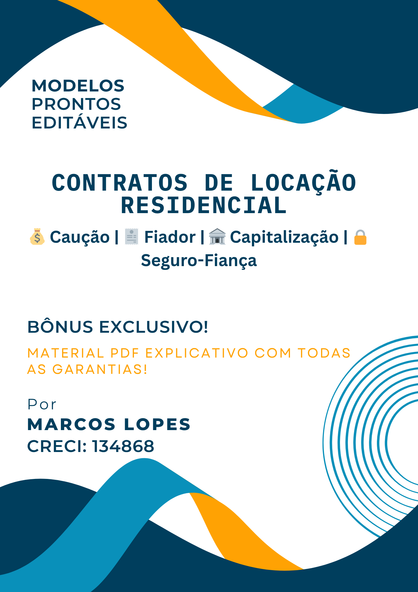 CONTRATO DE LOCAÇÃO RESIDENCIAL (lei do inquilinato)