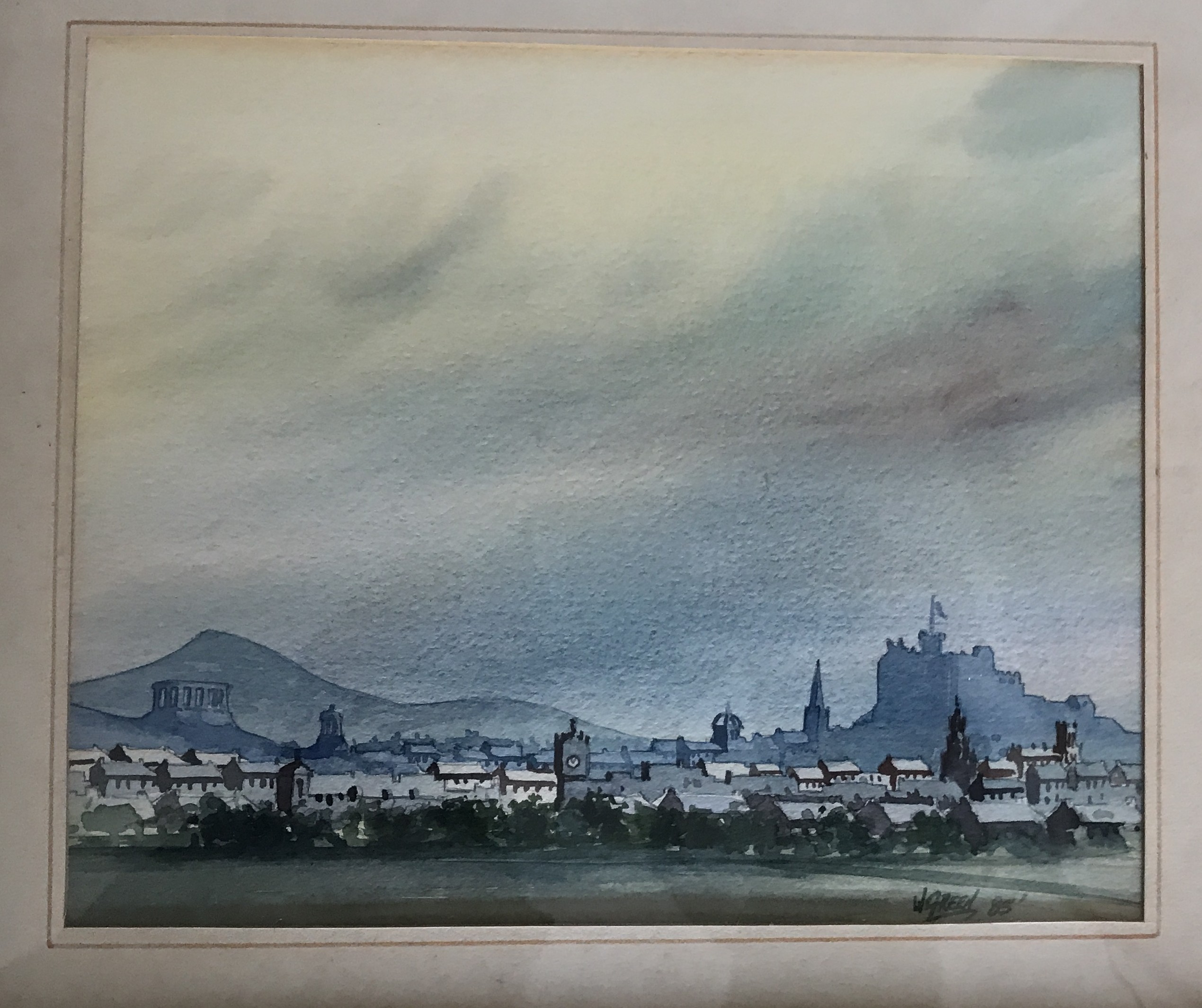 W. Green. Edinburgh Cityscape